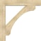 Ekena Millwork Legacy Block Rough Sawn Bracket w/ Offset Brace, Douglas Fir, 8"W x 46"D x 46"H BKT0806X46X46LEC05RDF - alternate 3